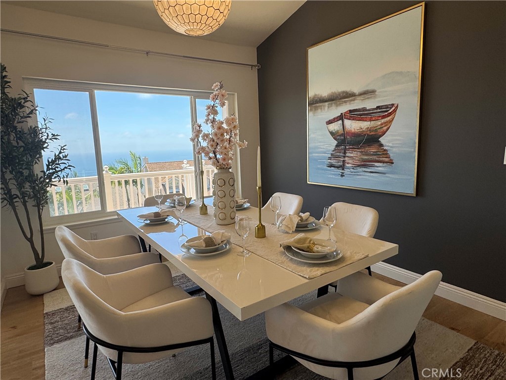 30902 Rue De La Pierre Rancho Palos Verdes, CA 90275 - Photo 16 of 66 Enjoy meal with view of the ocean daily in the morning and sunset in the evening