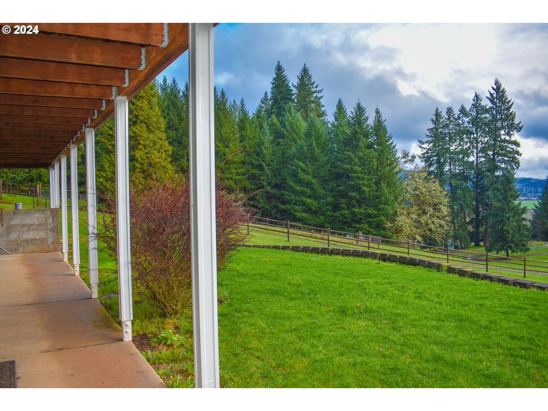 33825 Cea Jac Road Creswell, OR 97426 - Photo 34 of 48 a view of a backyard