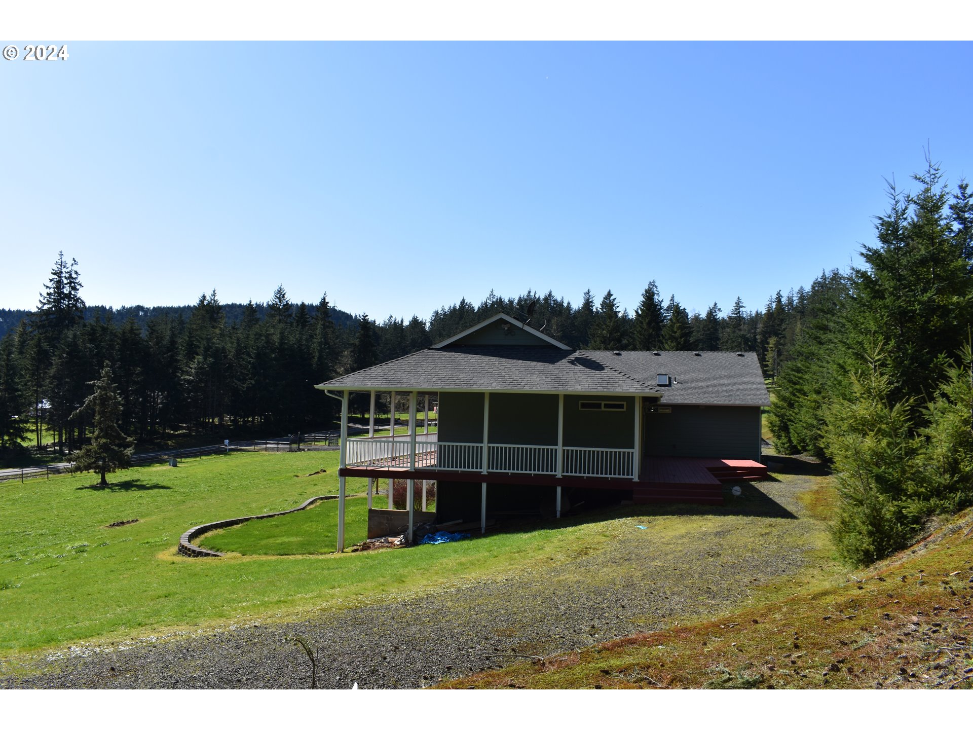 33825 Cea Jac Road Creswell, OR 97426 - Photo 48 of 48 a house view with a garden space