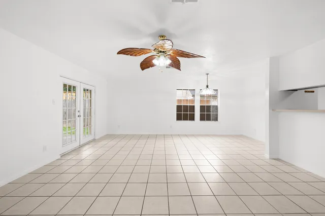 a view of an empty room