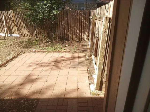 a view of a door of the house