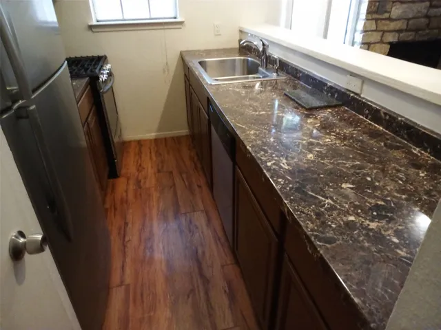 a close view of sink and tap