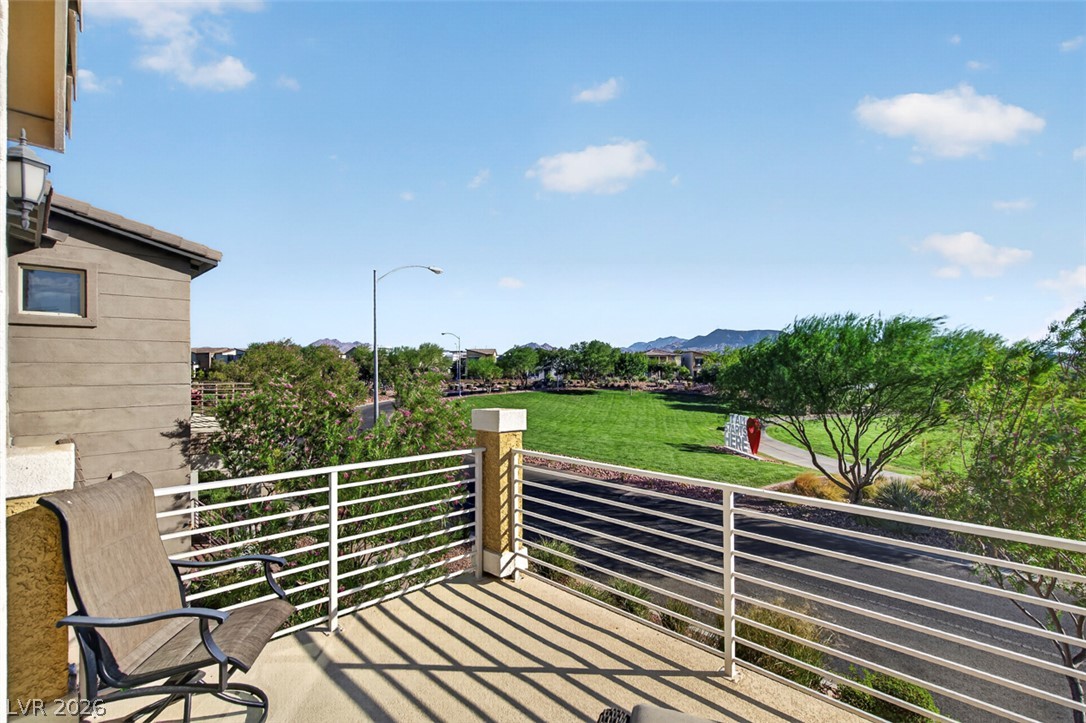 1100 East Sunset Road Henderson, NV 89011 - Photo 46 of 58 Enjoy scenic mountain and park views from this private, concrete deck.