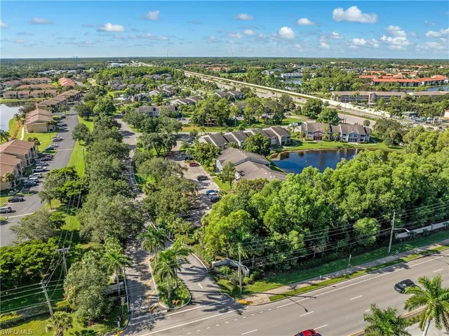 a view of a lake with outdoor space