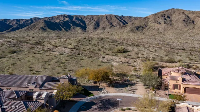 a view of a large mountains in the distance