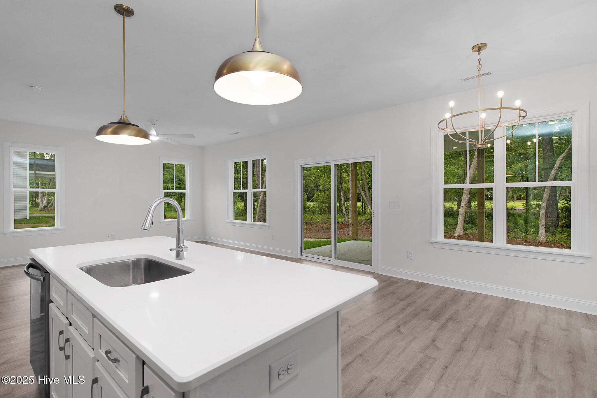 357 McCabe Road Morehead City, NC 28557 - Photo 7 of 30 Open concept kitchen, dining and living