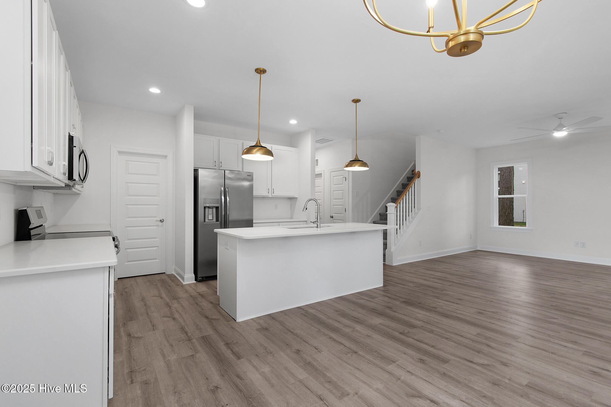 357 McCabe Road Morehead City, NC 28557 - Photo 8 of 30 Open concept kitchen, dining and living