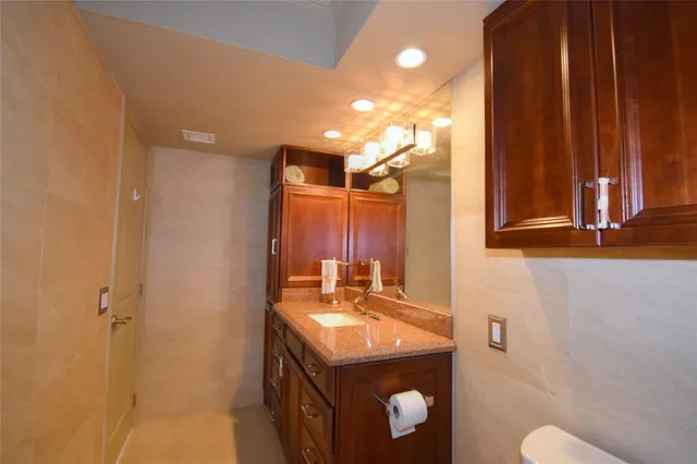 a view of swimming pool from a balcony