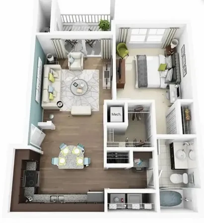 a view of living room