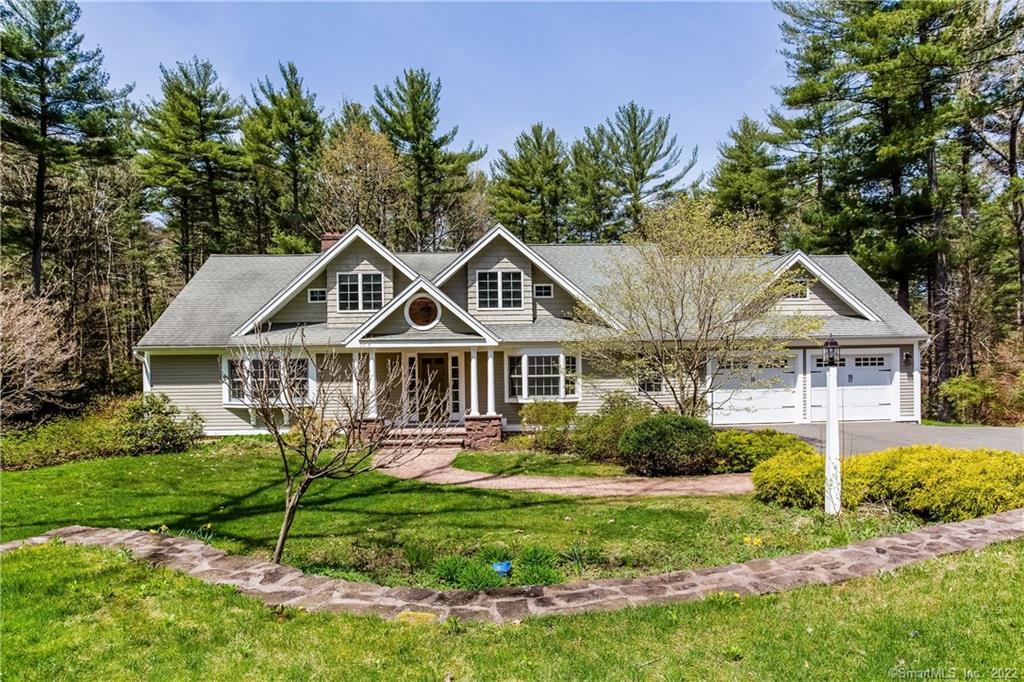 66 Canton Road Simsbury, CT 06092 - Photo 1 of 1 a front view of a house with a porch