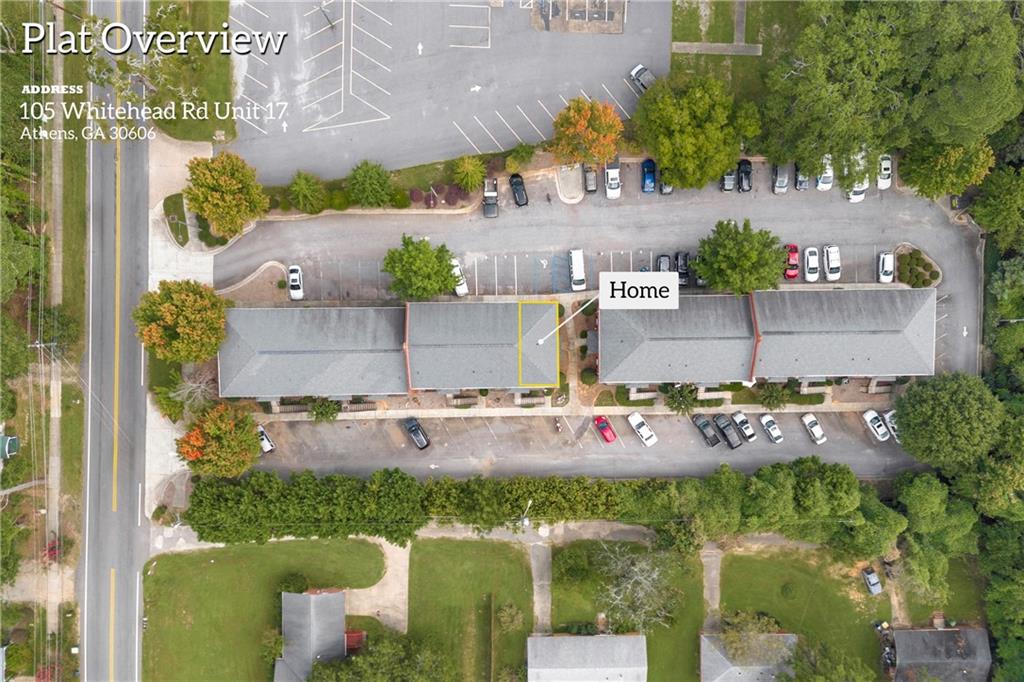 105 Whitehead Road, Unit 17 Athens, GA 30606 - Photo 35 of 38 an aerial view of a house with yard swimming pool and outdoor seating