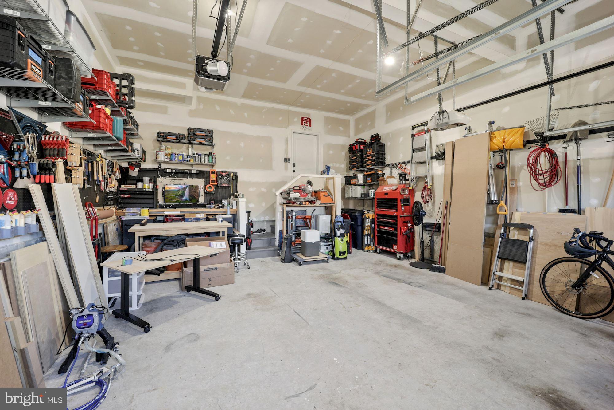 11107 Rodeo Court Upper Marlboro, MD 20772 - Photo 44 of 50 Expanded Garage with Workbench