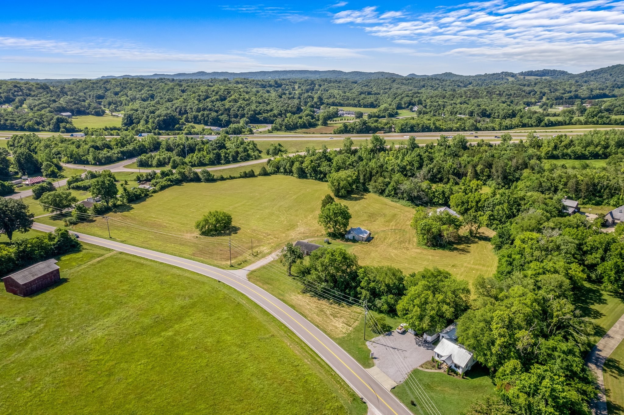 4767 Peytonsville Road Franklin, TN 37064 - Photo 10 of 35 an aerial view of a residential houses with outdoor space