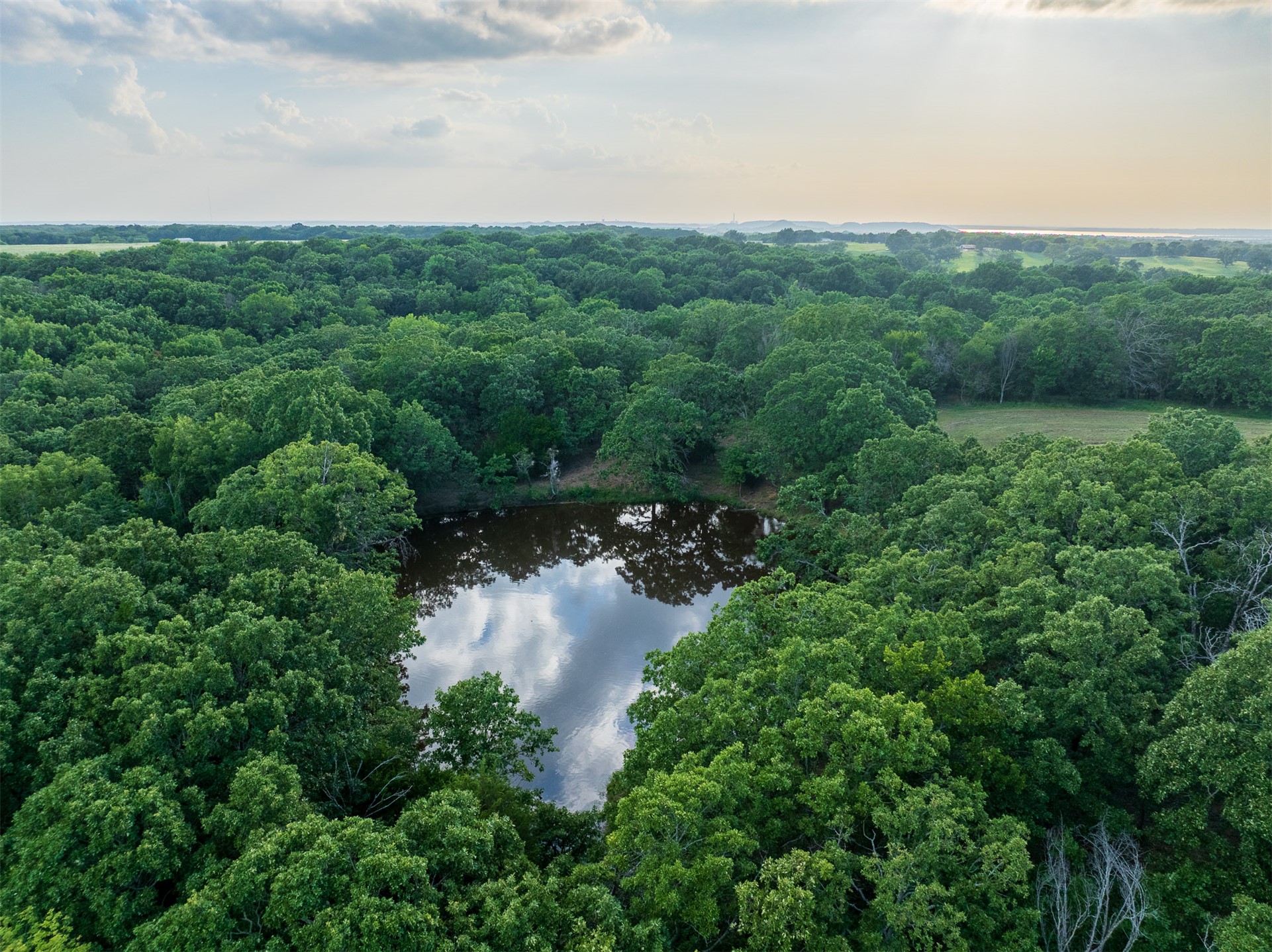 15291 East 400 Road Claremore, OK 74017 - Photo 8 of 96 Expansive wooded acreage featuring a natural pond and open clearings