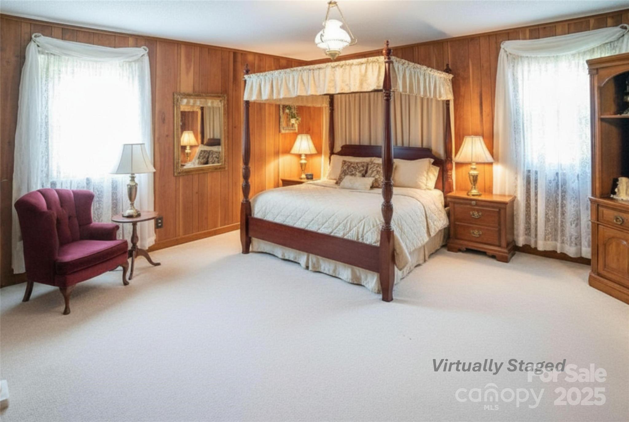 1368 Cajah Mountain Road Hudson, NC 28638 - Photo 14 of 36 a bedroom with a bed and a couch