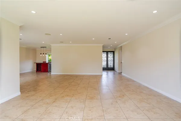 a view of empty room