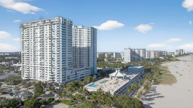 a view of a city from a terrace