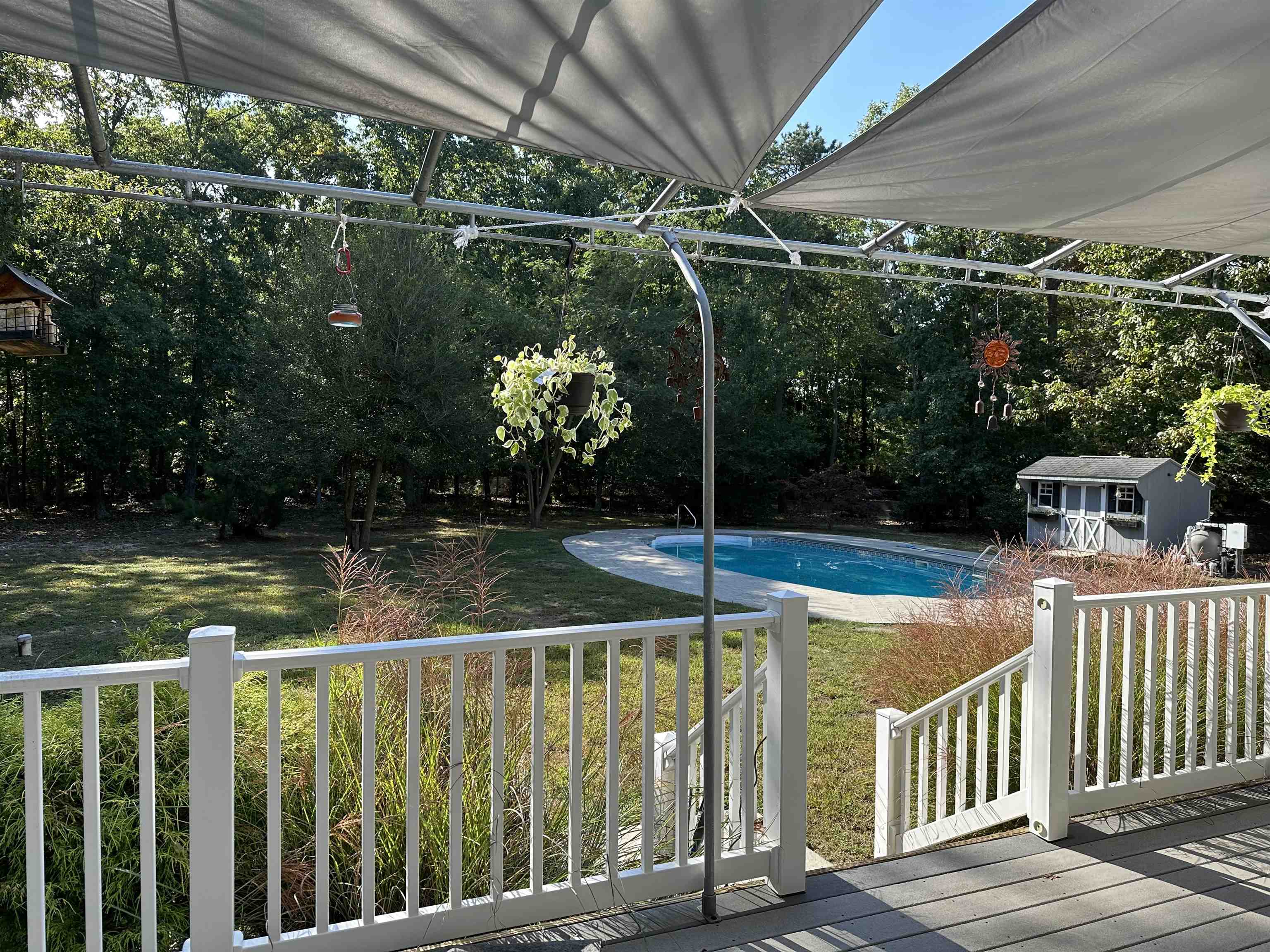 4 Mockingbird Woodbine, NJ 08270 - Photo 37 of 40 a view of a balcony with floor to ceiling window and wooden fence