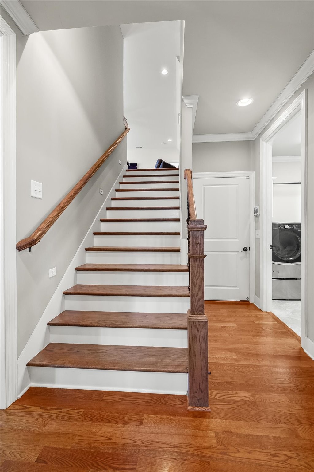 1032 Abbey Rd Way Spring Hill, TN 37174 - Photo 42 of 68 a view of entryway and hall with wooden floor