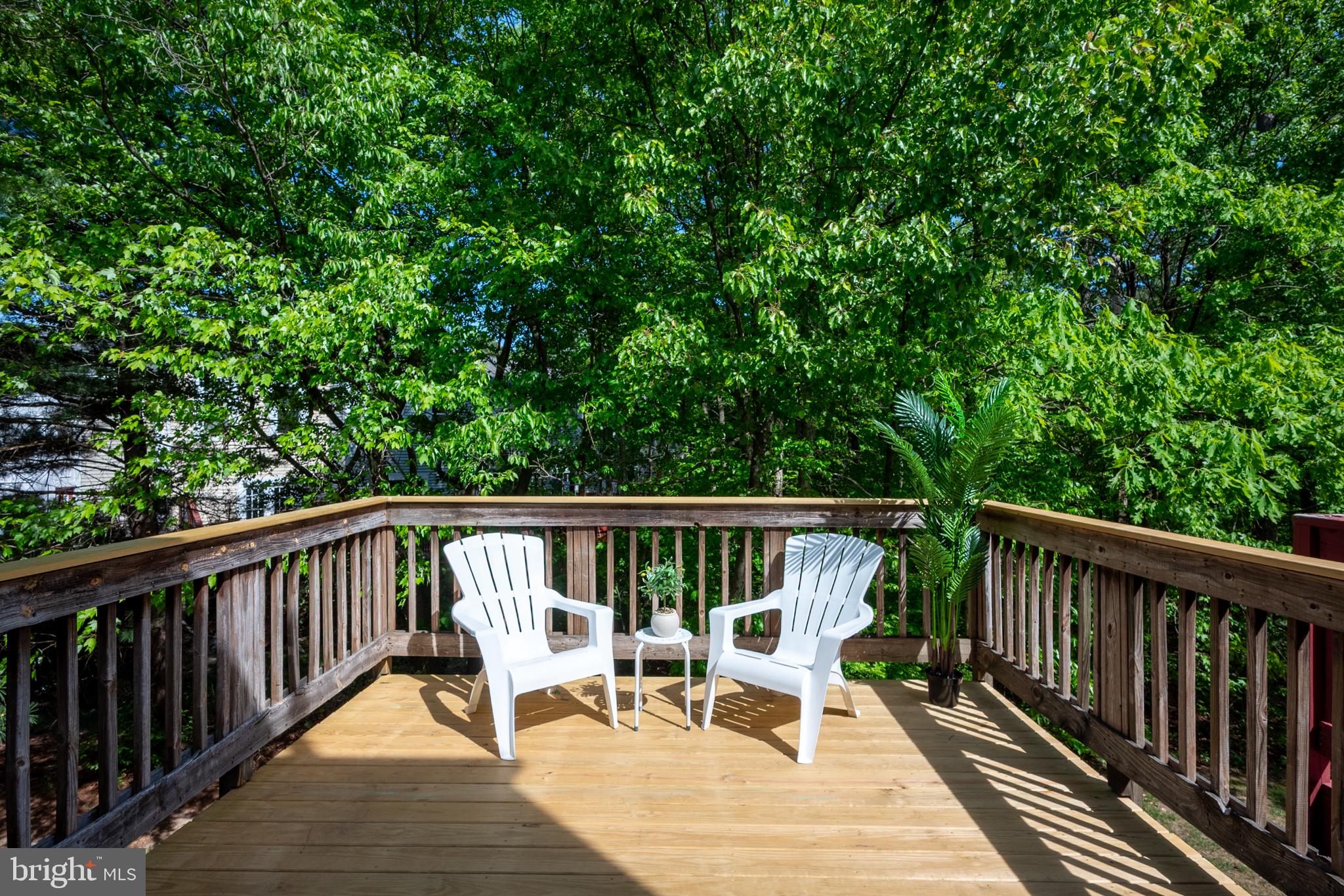 3418 Littleleaf Place Laurel, MD 20724 - Photo 2 of 31 Serene deck embraced by lush greenery.