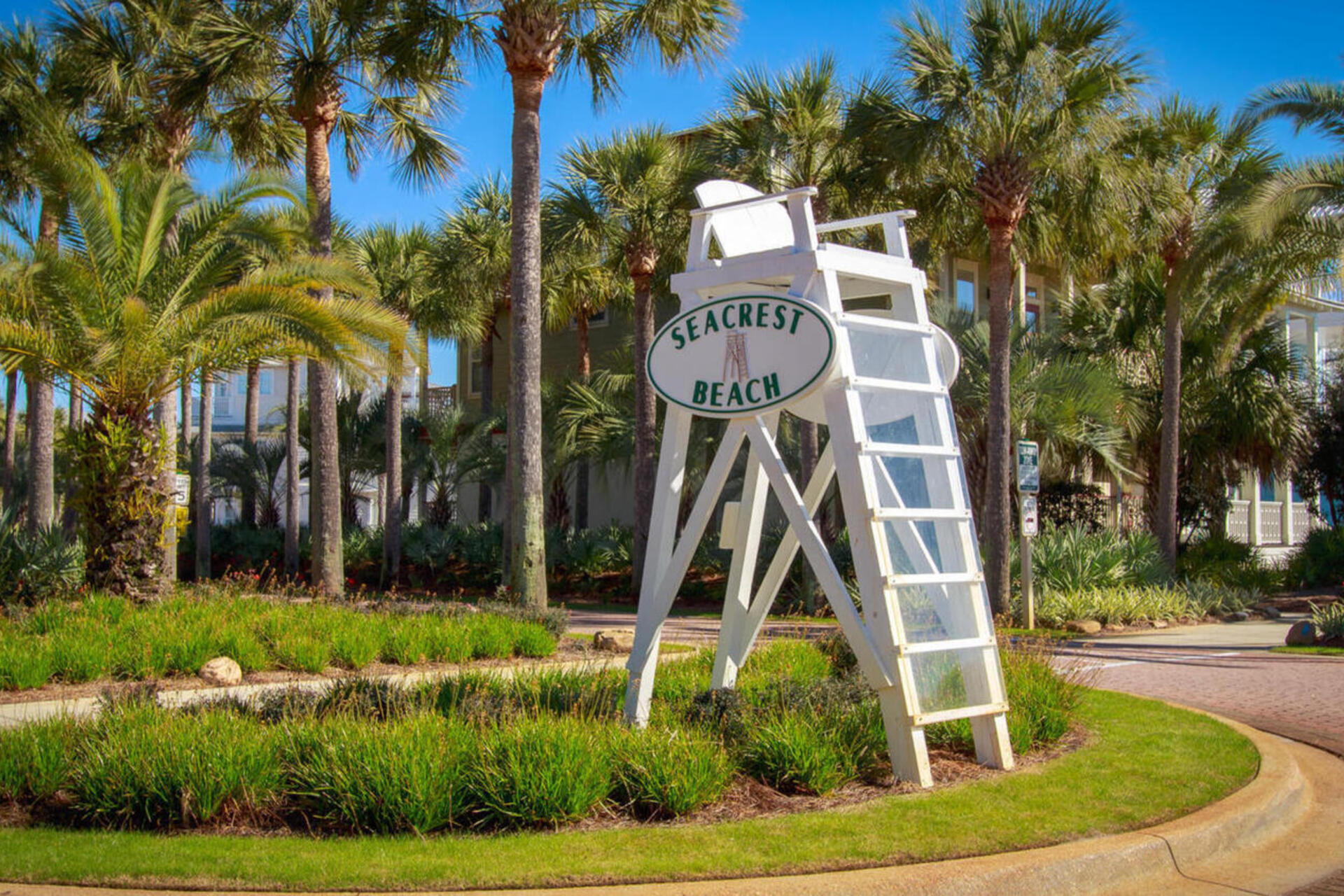 88 East Blue Crab Loop Panama City Beach, FL 32461 - Photo 48 of 55 a sign that is on the side of a building