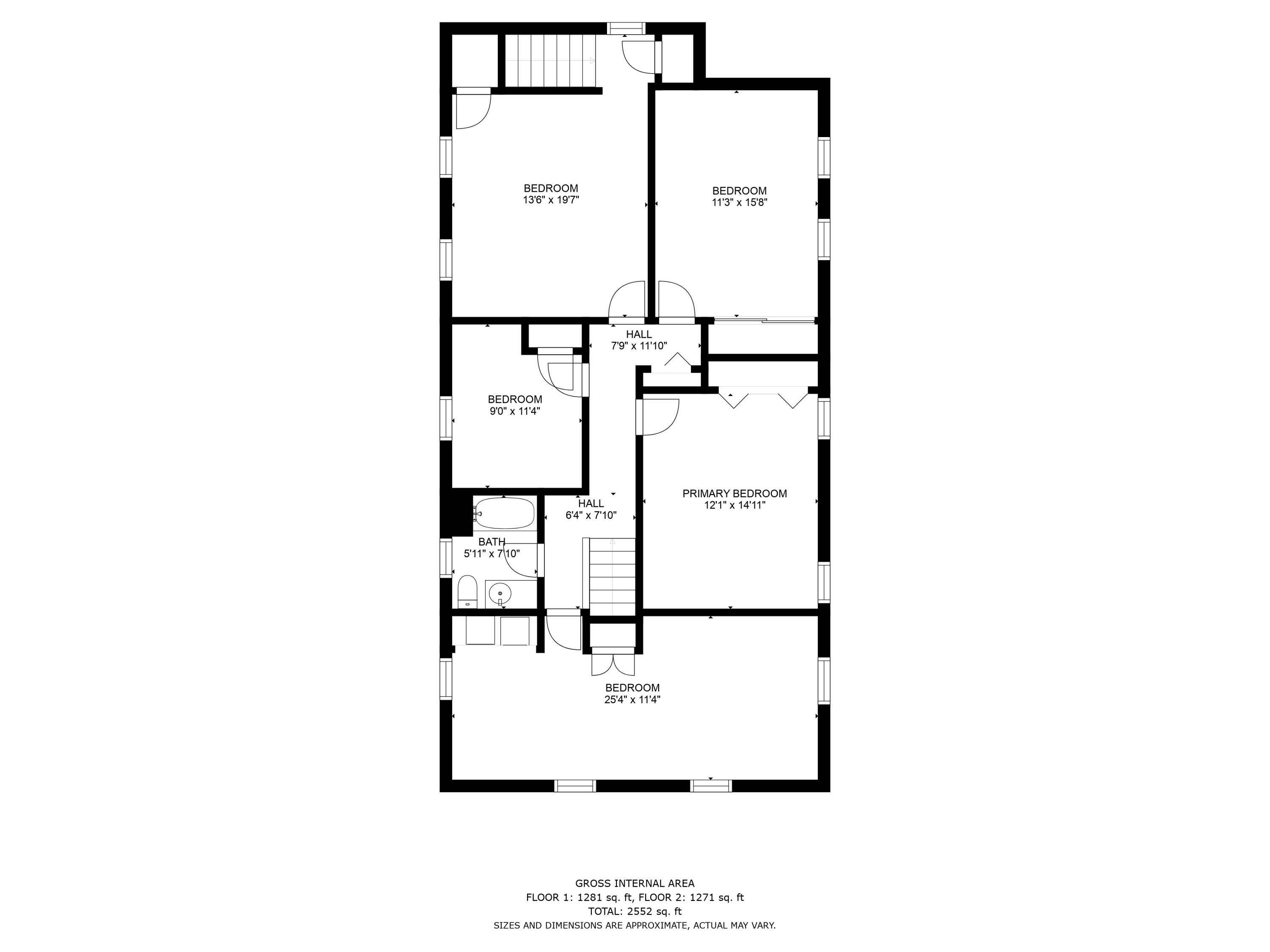 961 Shore Road Pocasset, MA 02559 - Photo 14 of 15 3-2nd_floor_dimensions_961_shore_rd___po