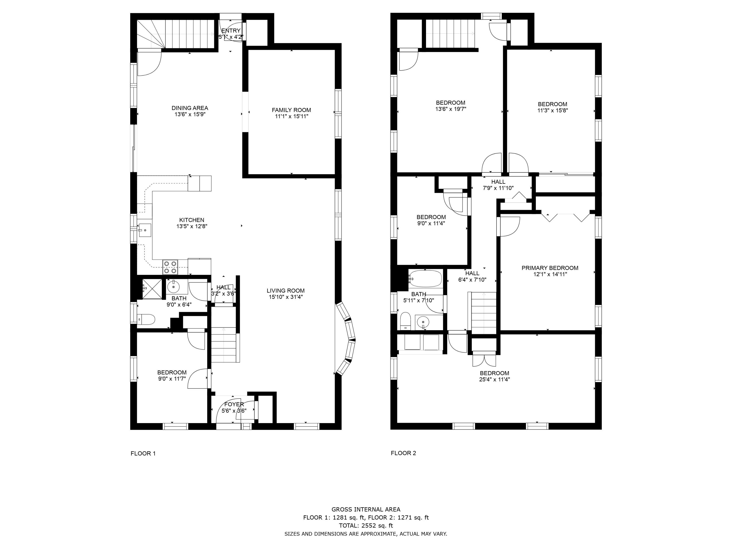 961 Shore Road Pocasset, MA 02559 - Photo 15 of 15 2-all_floors_dimensions_961_shore_rd___p