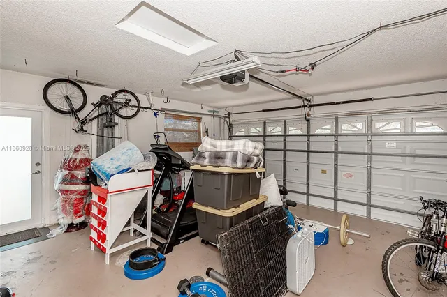 a room with gym equipment