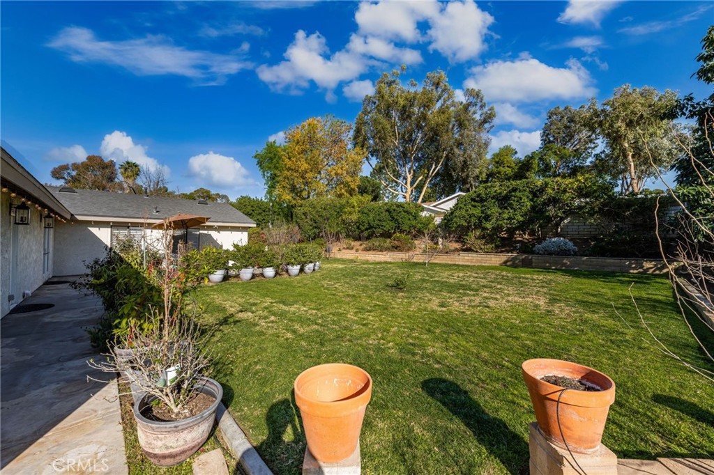 1274 Muirfield Road Riverside, CA 92506 - Photo 33 of 48 a view of a backyard with plants and a garden