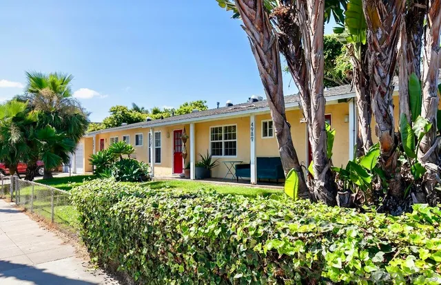 a view of a city with tall buildings