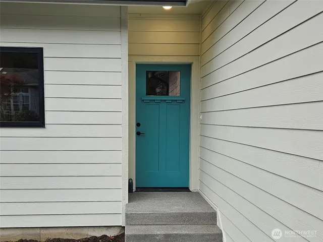 a view of front door