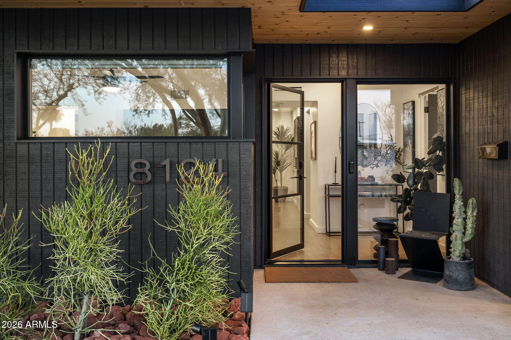 8124 East Granada Road Scottsdale, AZ 85257 - Photo 9 of 62 Updated Black Metal Frame Doors