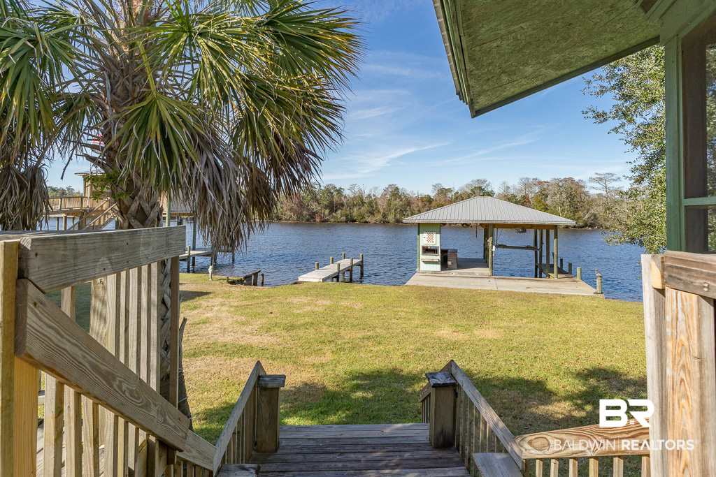 14383 Riverside Drive Magnolia Springs, AL 36555 - Photo 19 of 35 From Deck to River