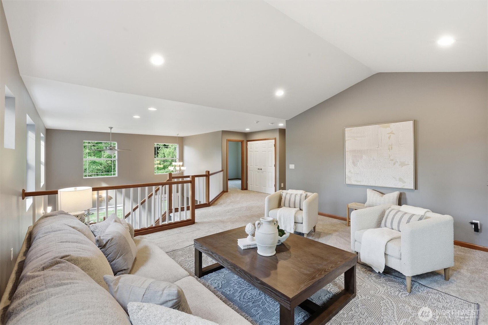 4202 Silvana Terrace Road Stanwood, WA 98292 - Photo 26 of 40 a living room with furniture and a table