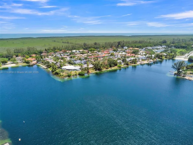 a view of city and ocean