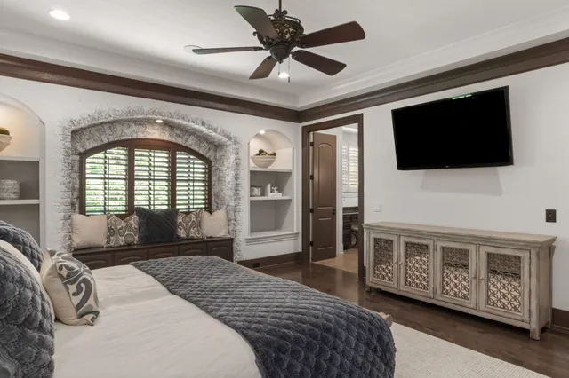 a view of staircase with wooden door