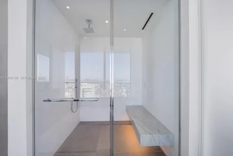 a black and white photo of a living room