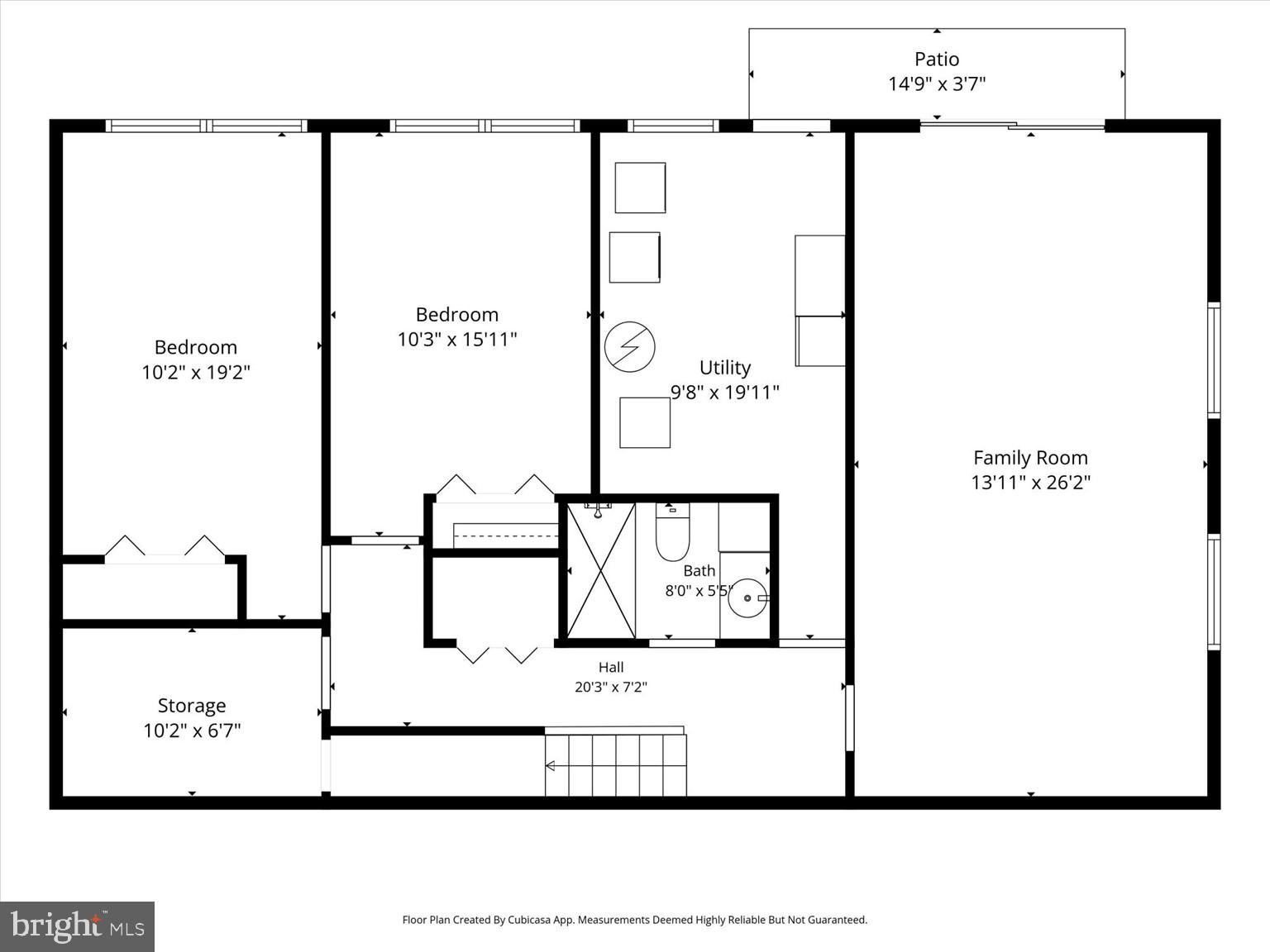 7218 Hadlow Drive Springfield, VA 22152 - Photo 40 of 42 Lower Level Floor Plan