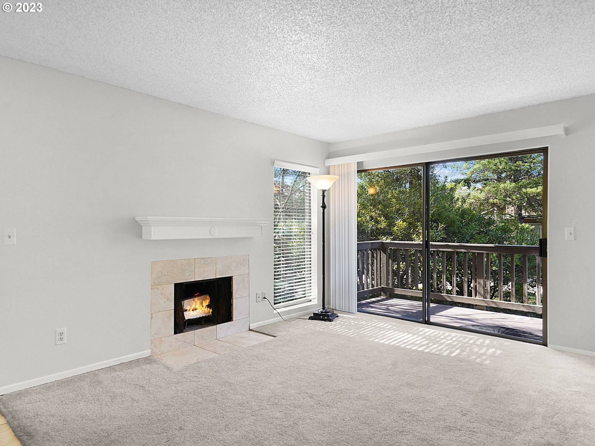 7732 Southwest Barnes Road, Unit C Portland, OR 97225 - Photo 4 of 27 Fireplace Wood