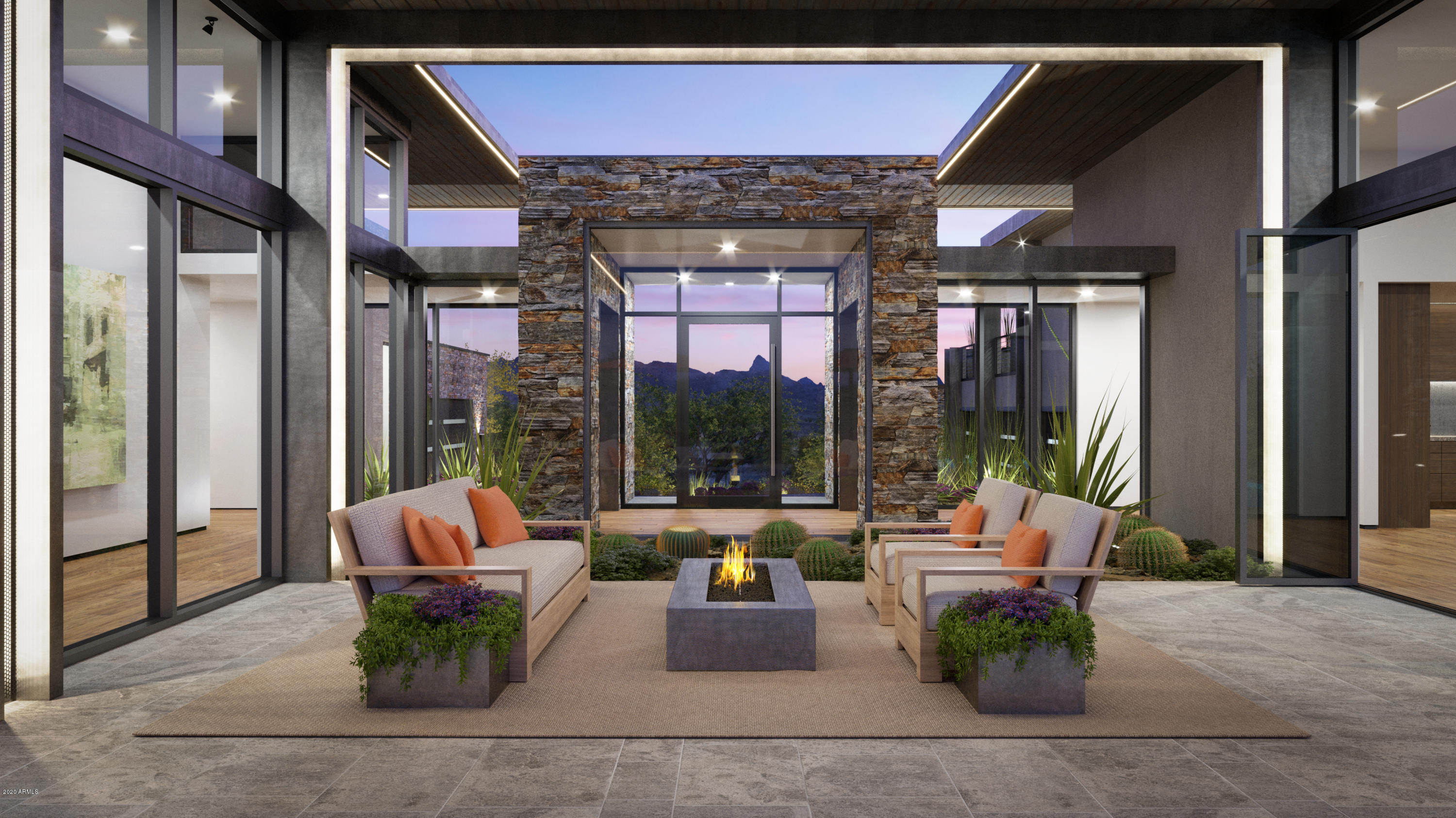 PATIO FIRE ENTRY
