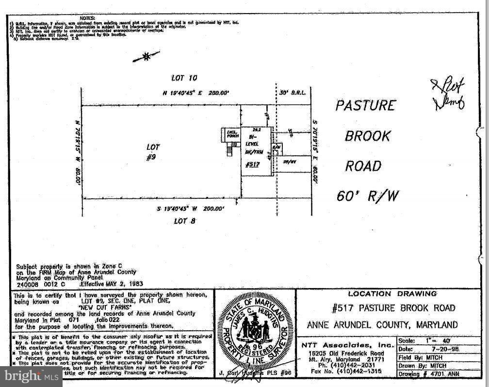 517 Pasture Brook Road Severn, MD 21144 - Photo 23 of 23 Plat