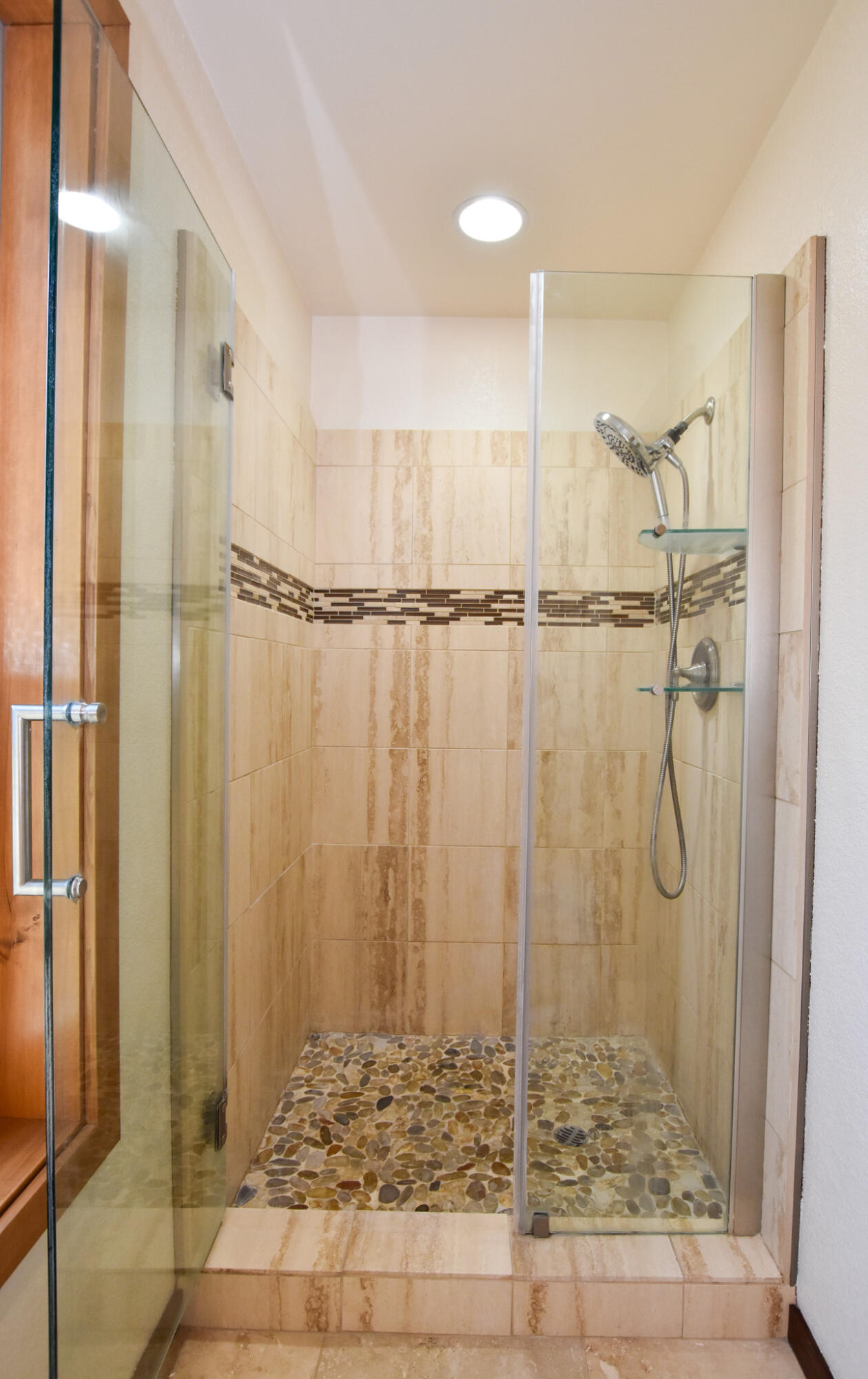 64730 Sylvan Loop Bend, OR 97701 - Photo 14 of 46 a bathroom with a shower
