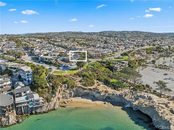 a view of an ocean and beach
