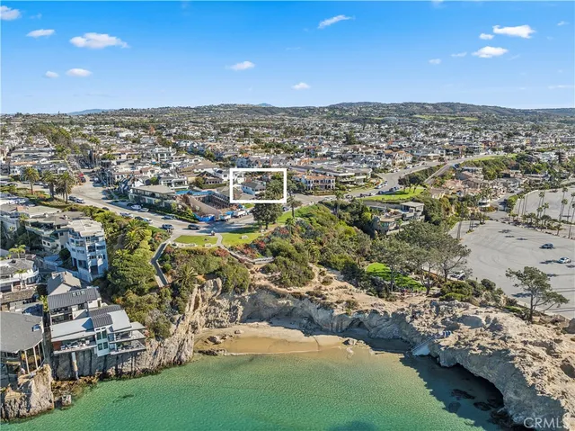 a view of an ocean and beach