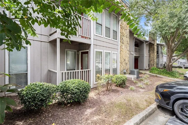 a view of an entryway door