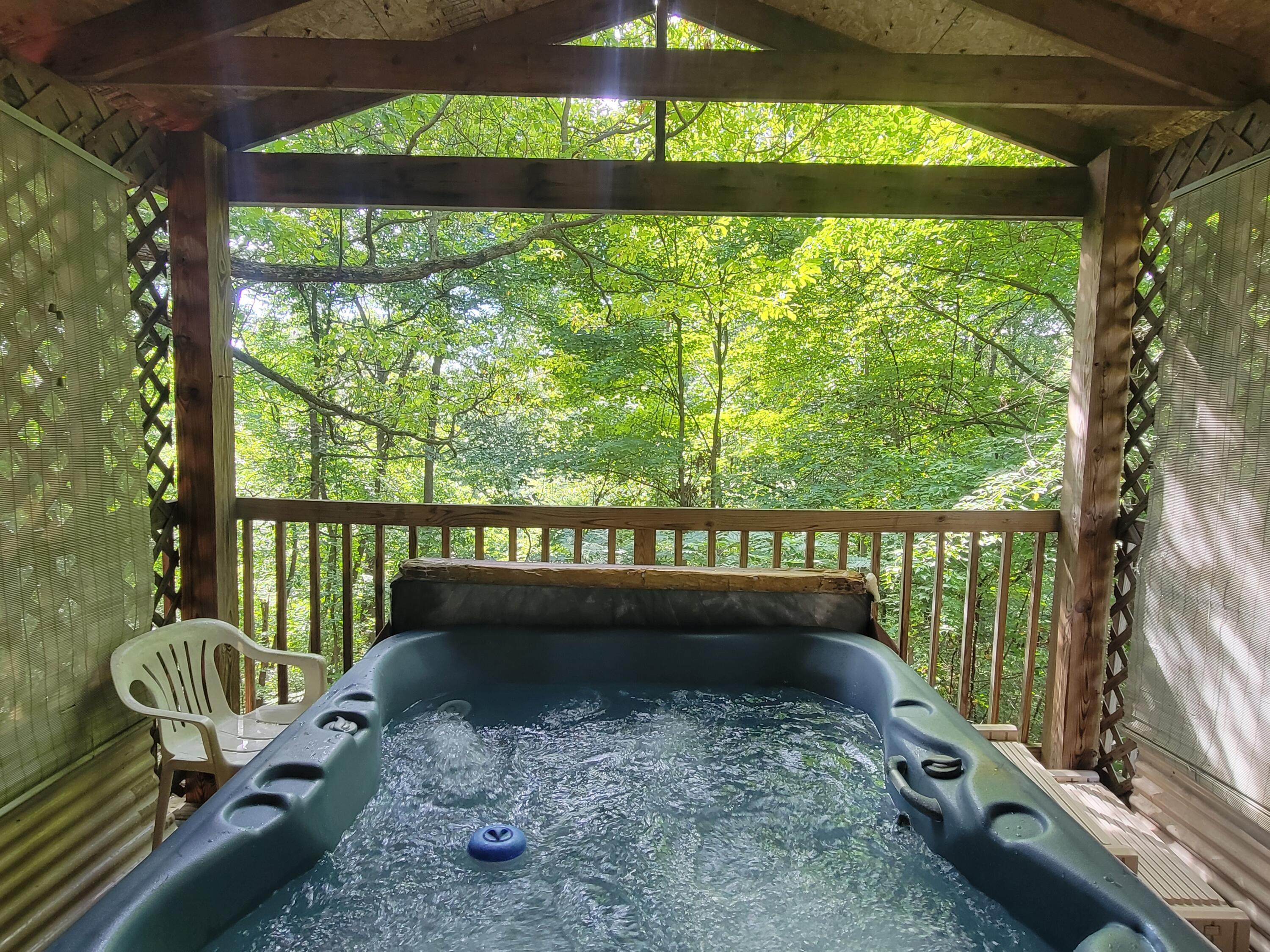 10448 Rich Hollow Road Southwest Lancaster, OH 43130 - Photo 6 of 27 Back deck view from Maple Cabin