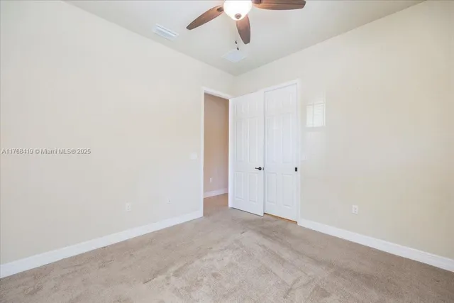 a view of an empty room