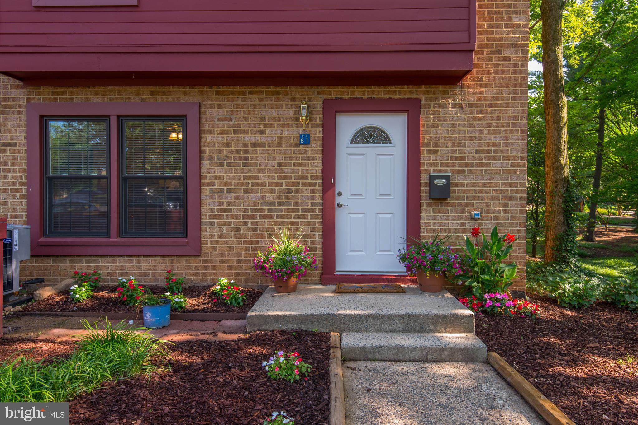 2161 Golf Course Drive Reston, VA 20191 - Photo 3 of 33 Delightfully landscaped front entrance