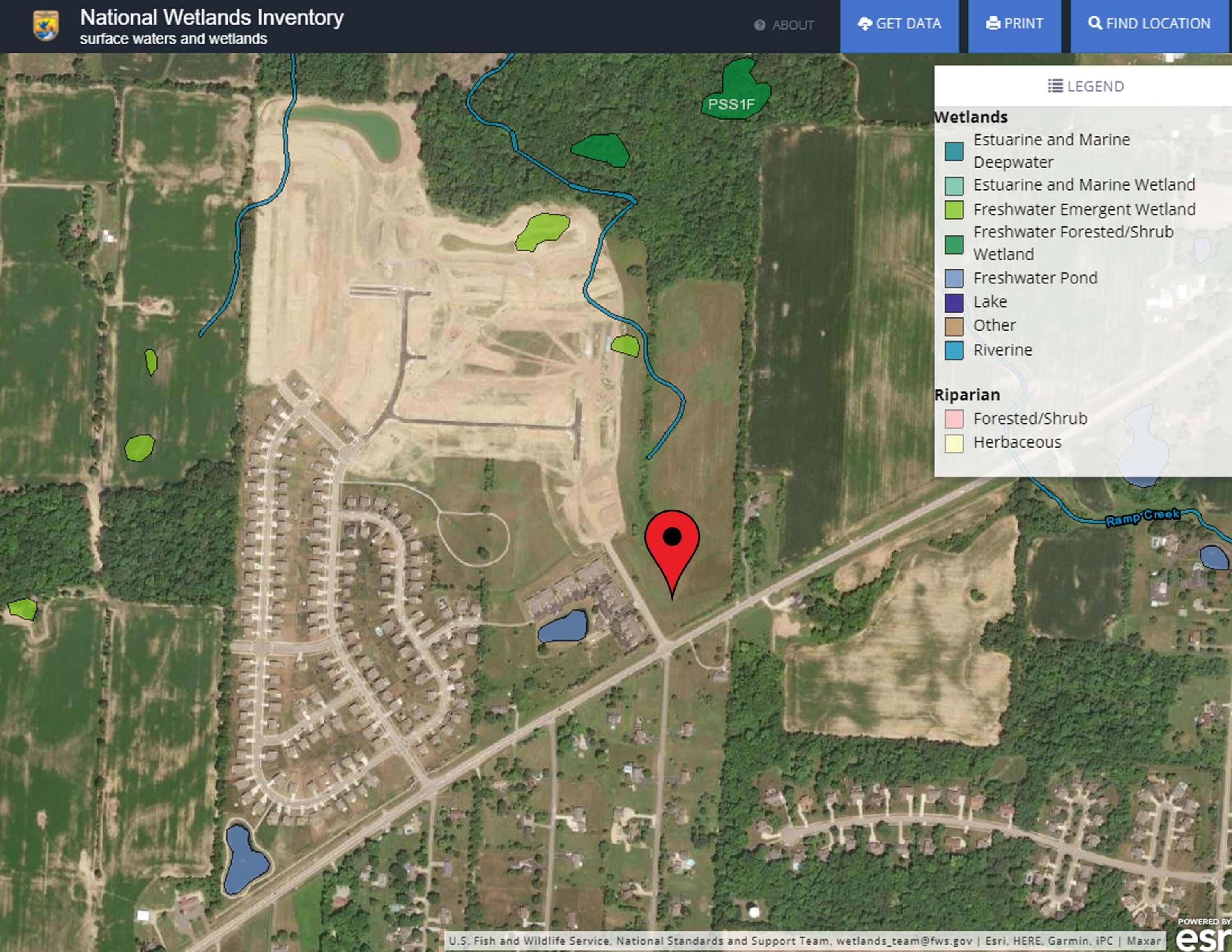 0 Columbus Road Granville, OH 43023 - Photo 6 of 8 Wetlands Map