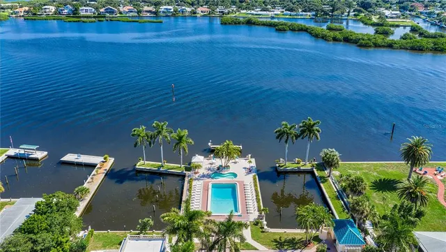 an aerial view of house with yard